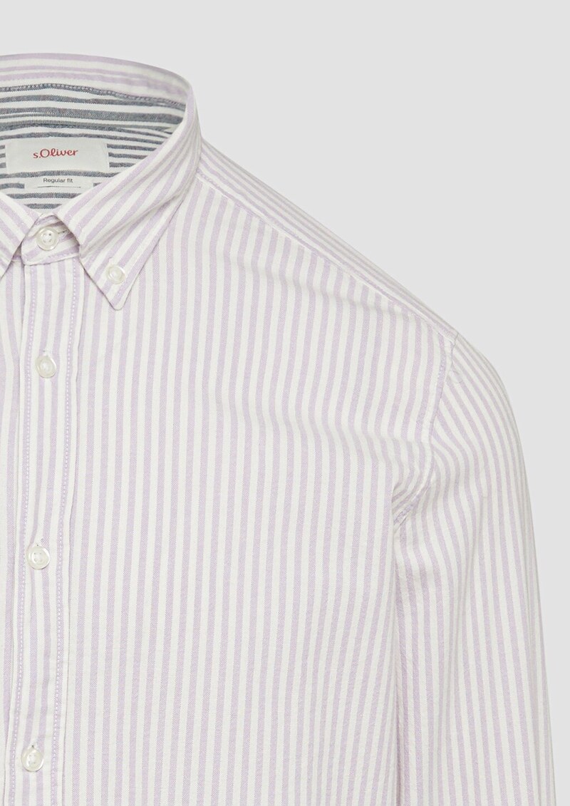 Regular Fit: Gestreiftes Oxford-Hemd