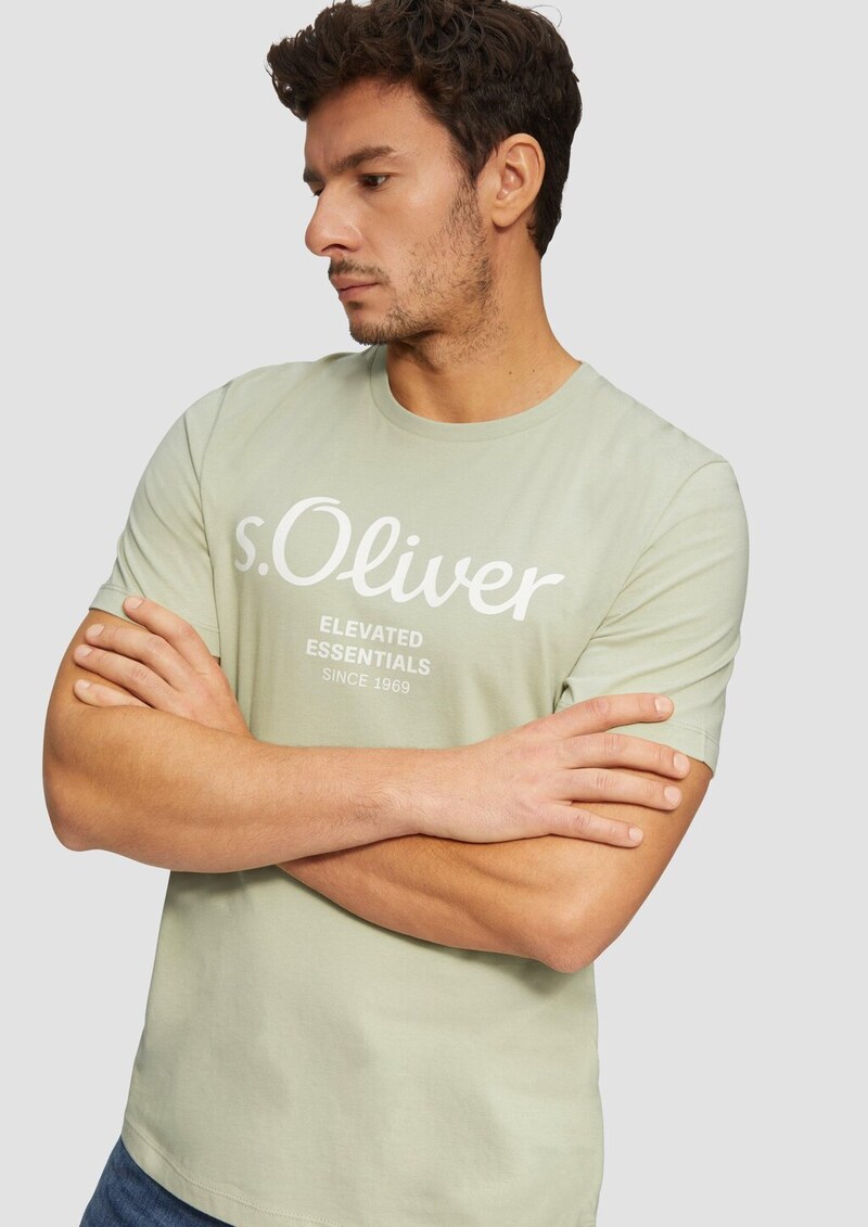 T-Shirt mit Logo-Print