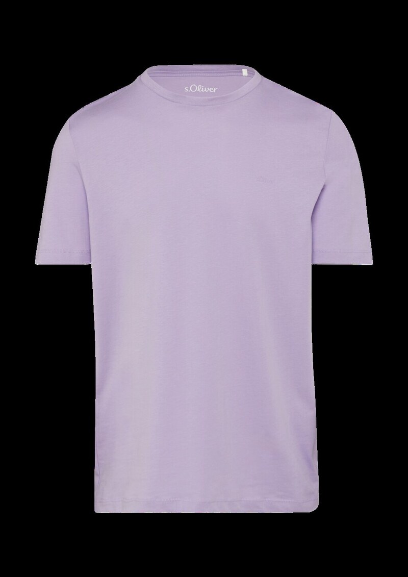 Baumwoll-T-Shirt mit kleinem Logo-Print