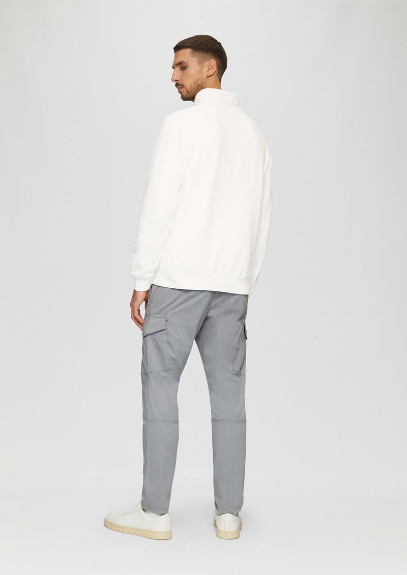 Sweatshirt mit Frontprint und Snood-Kragen