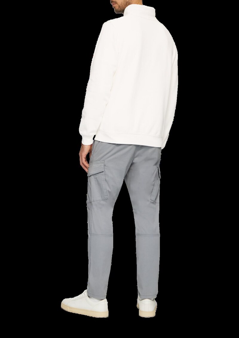 Sweatshirt mit Frontprint und Snood-Kragen