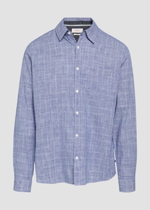 Regular Fit: Kariertes Hemd aus Baumwolle