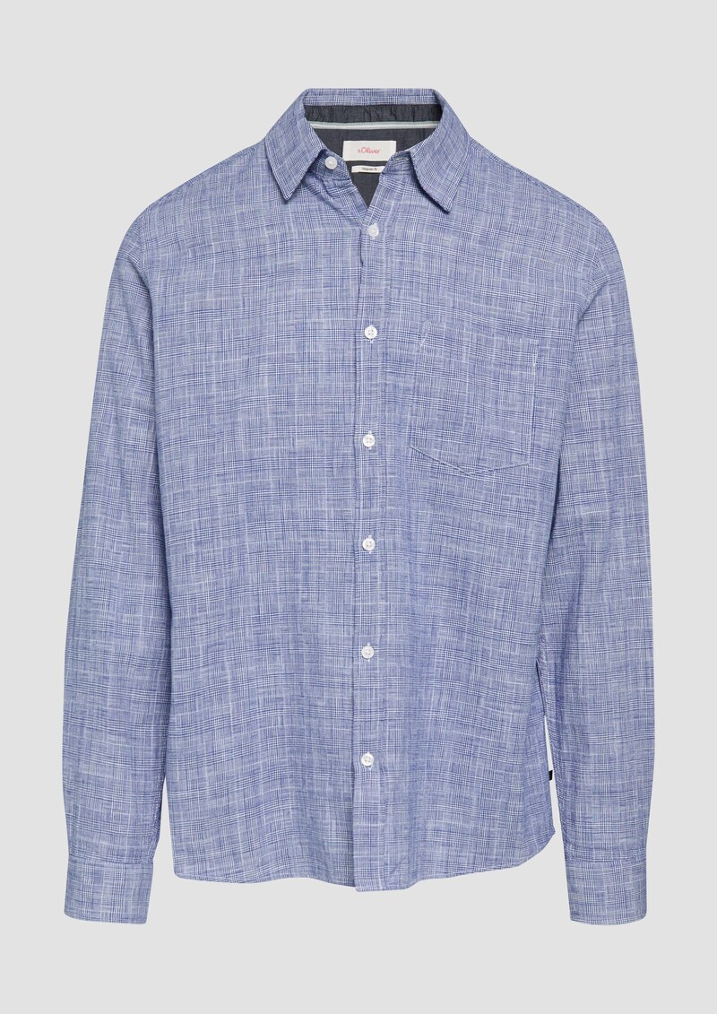 Regular Fit: Kariertes Hemd aus Baumwolle