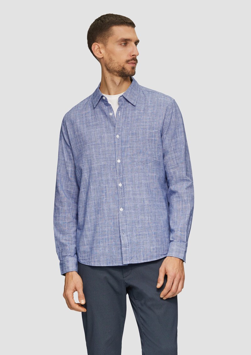 Regular Fit: Kariertes Hemd aus Baumwolle