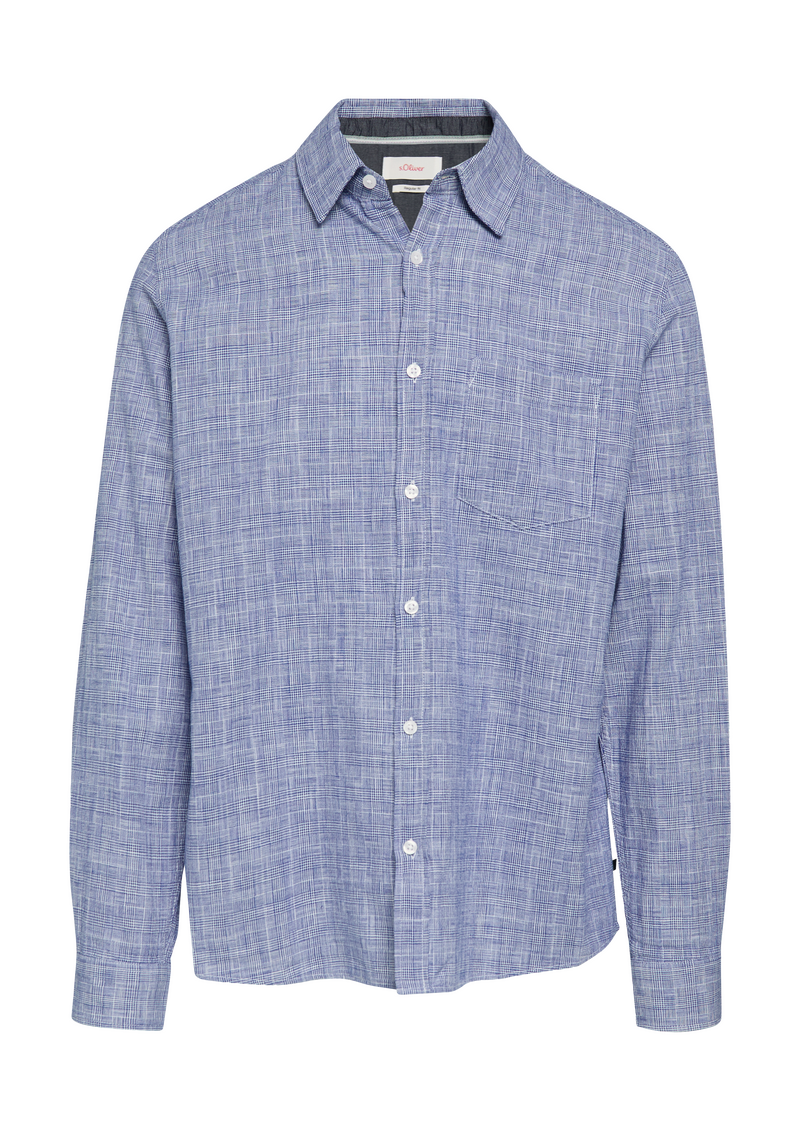 Regular Fit: Kariertes Hemd aus Baumwolle