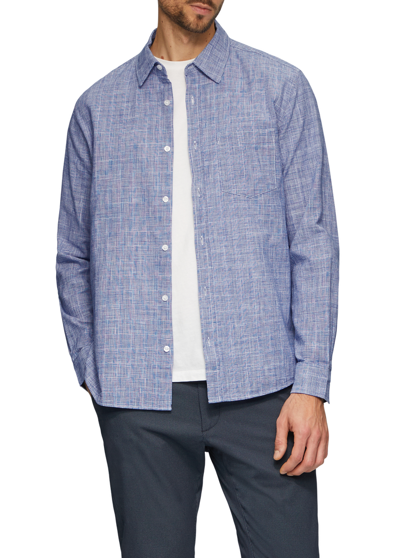 Regular Fit: Kariertes Hemd aus Baumwolle