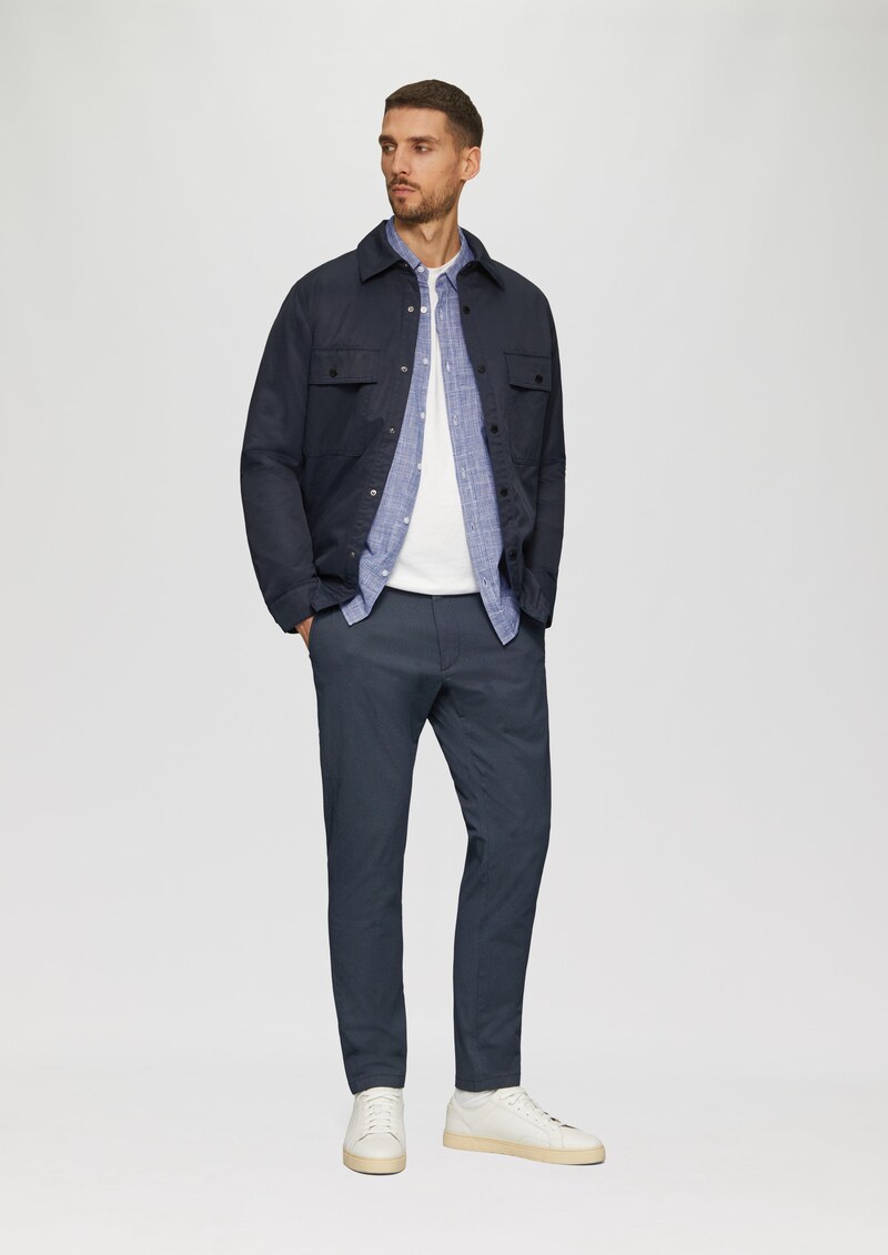 Regular Fit: Kariertes Hemd aus Baumwolle