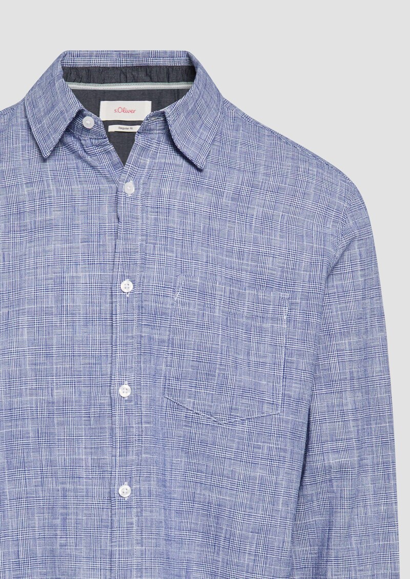 Regular Fit: Kariertes Hemd aus Baumwolle