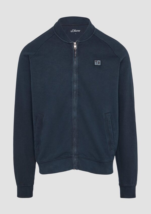 Jacke mit Garment Dye und Raglanärmeln