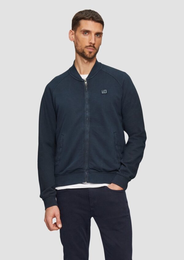 Jacke mit Garment Dye und Raglanärmeln