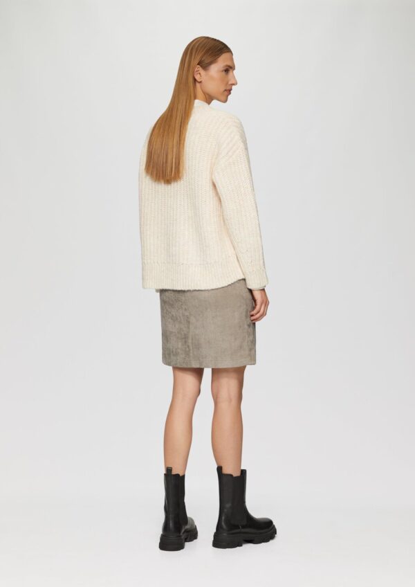 Feincord-Rock mit Elastikbund und Taschen