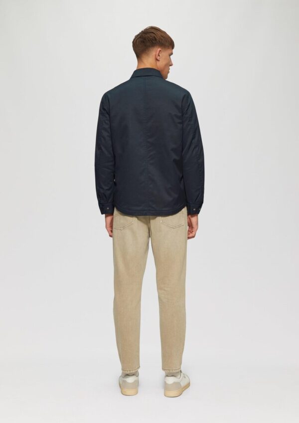 Gefüttertes Twill-Overshirt mit Brusttaschen