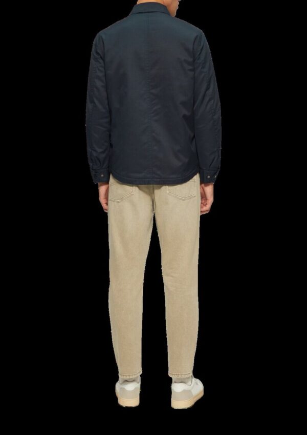 Gefüttertes Twill-Overshirt mit Brusttaschen