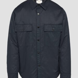 Gefüttertes Twill-Overshirt mit Brusttaschen