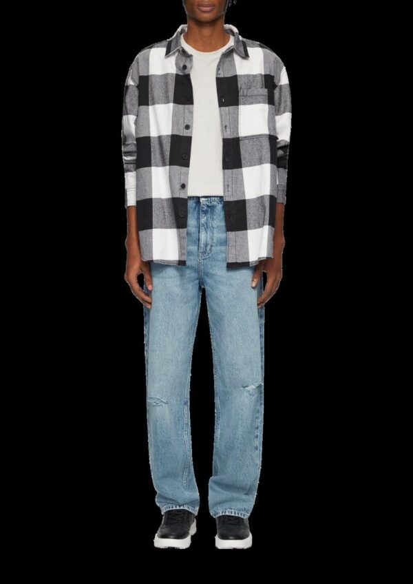 Denim / Loose Fit / Mid Rise / Straight Leg