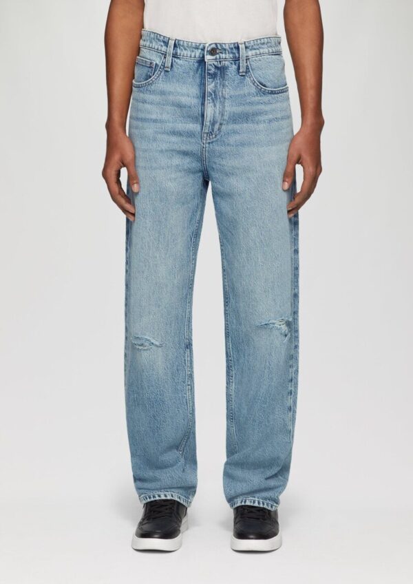 Denim / Loose Fit / Mid Rise / Straight Leg