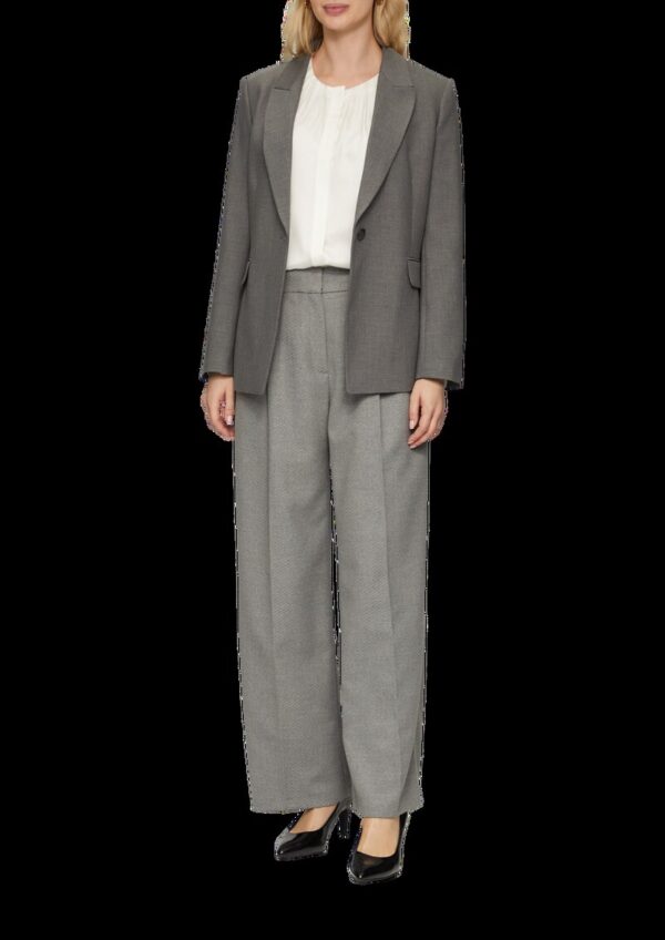 Elegante Bluse mit verdeckter Knopfleiste