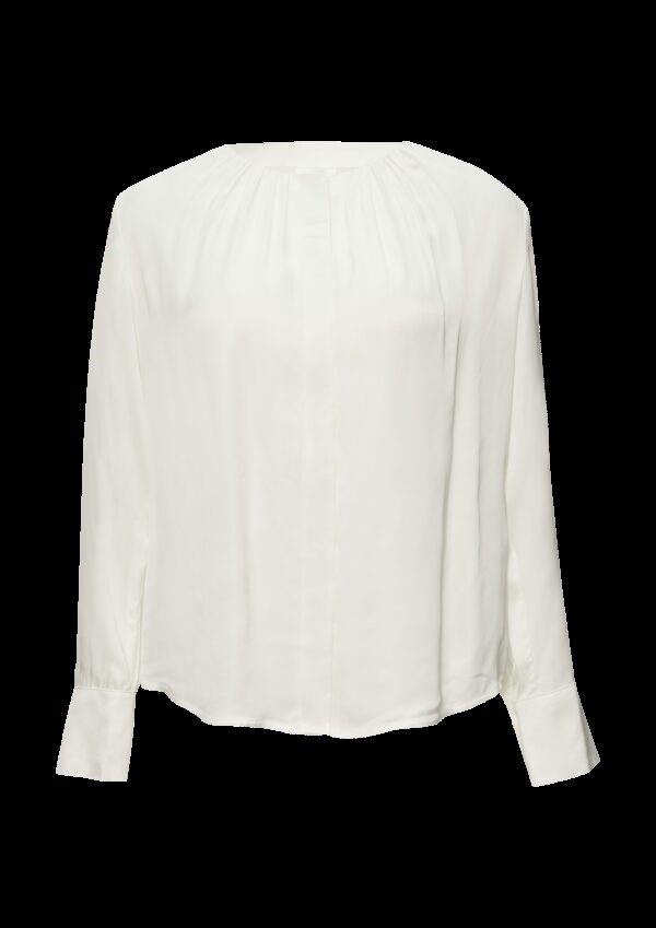 Elegante Bluse mit verdeckter Knopfleiste