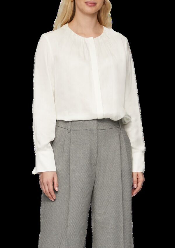 Elegante Bluse mit verdeckter Knopfleiste