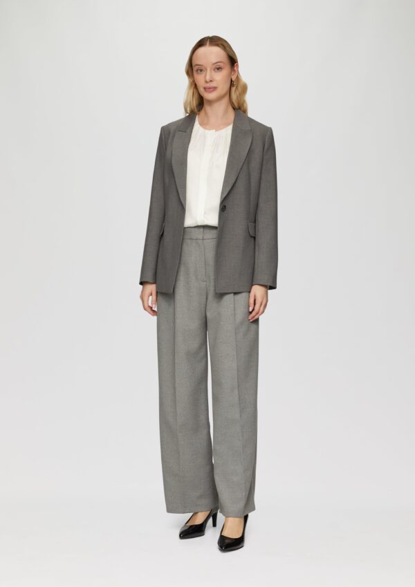 Elegante Bluse mit verdeckter Knopfleiste