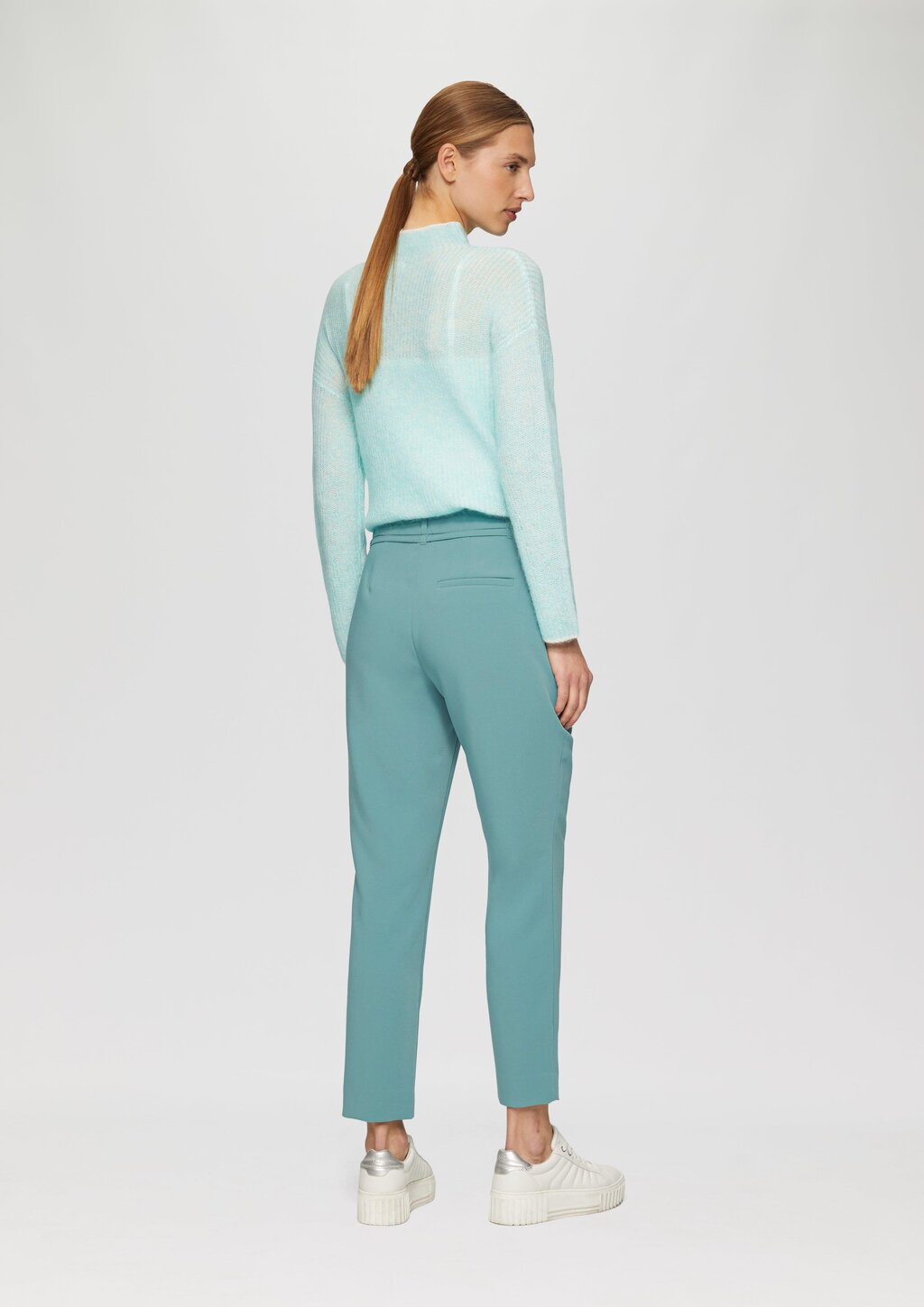 Stoffhose mit Gürtelschlaufen