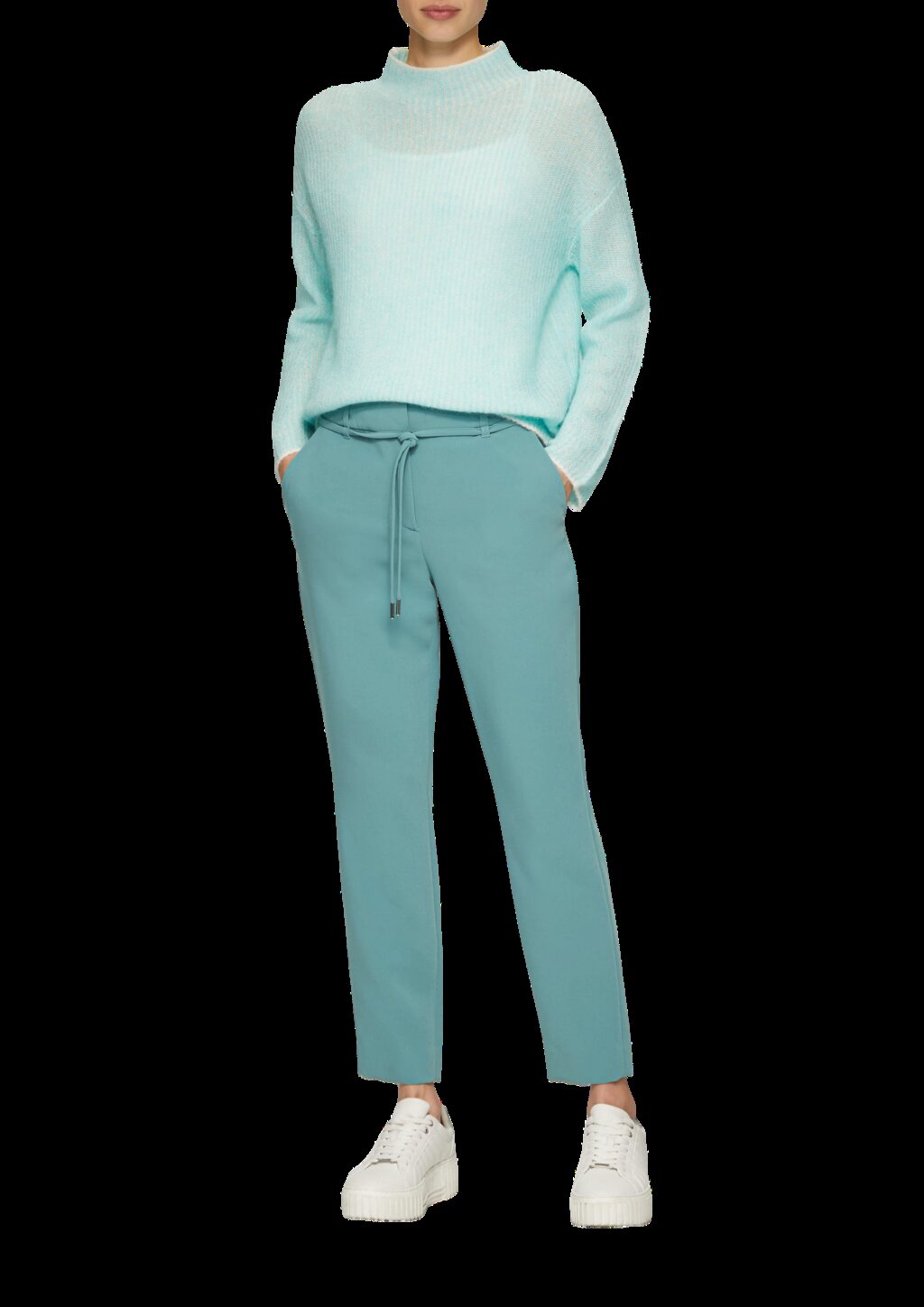 Stoffhose mit Gürtelschlaufen