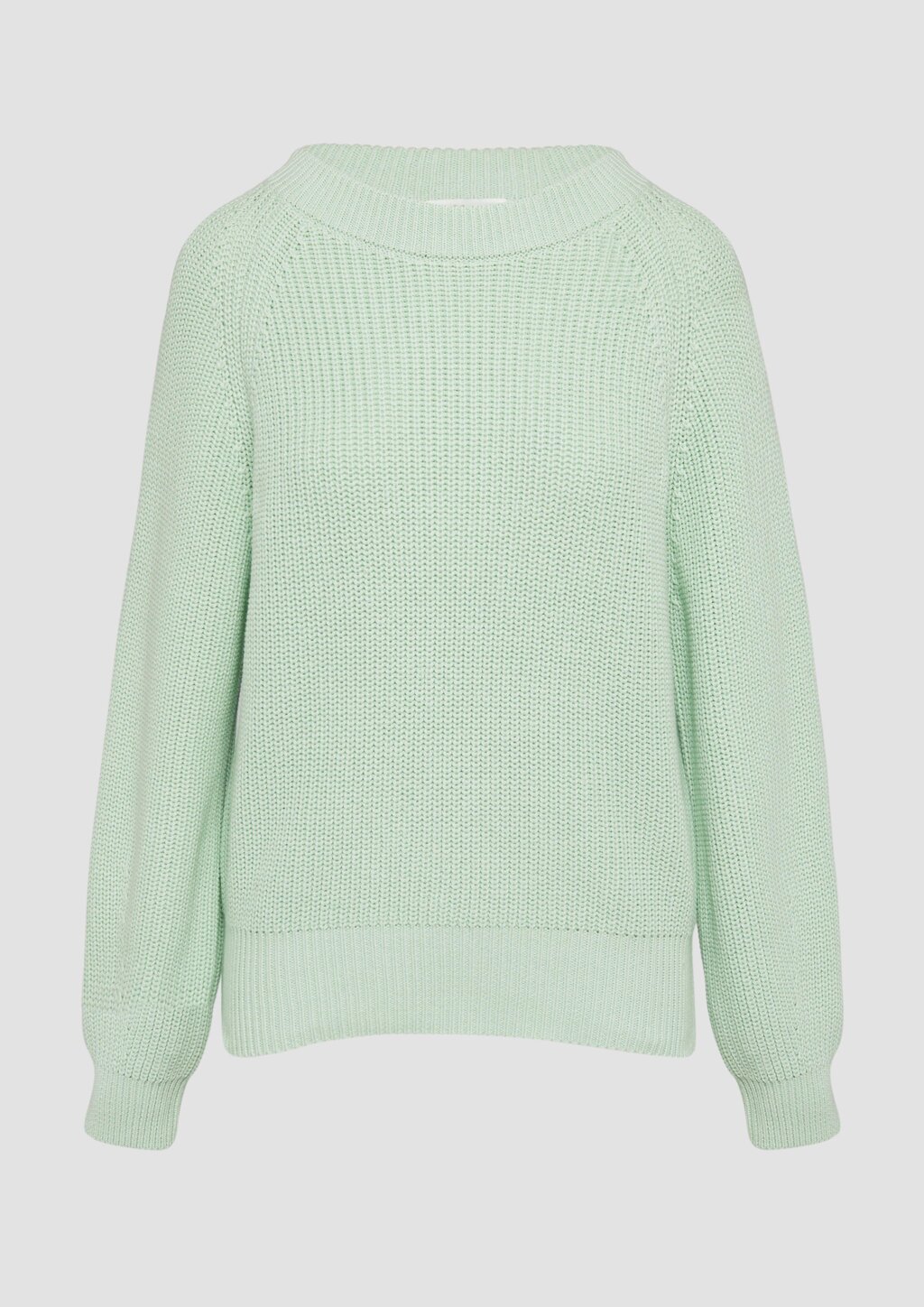 Strickpullover mit Raglan-Ärmeln und Rippbündchen