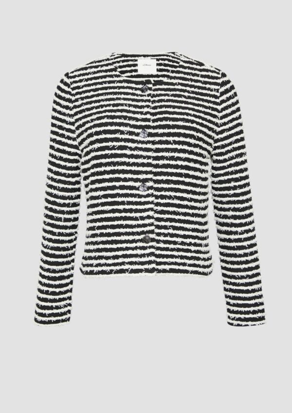 Jacke mit Musterstruktur