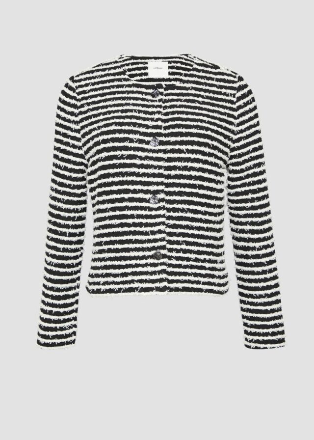 Jacke mit Musterstruktur