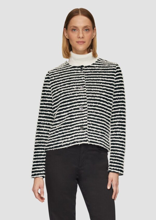 Jacke mit Musterstruktur