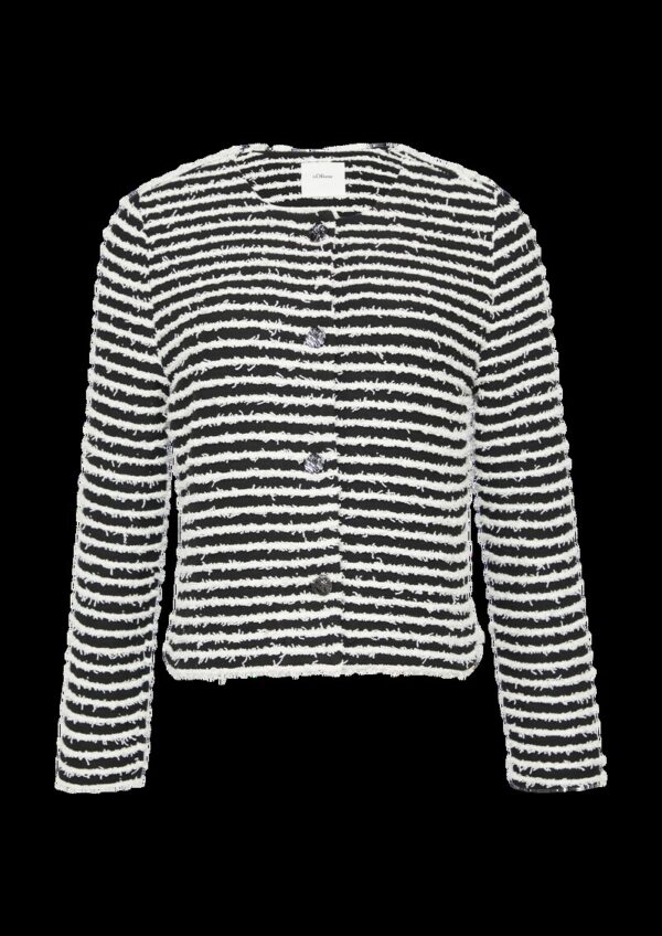 Jacke mit Musterstruktur