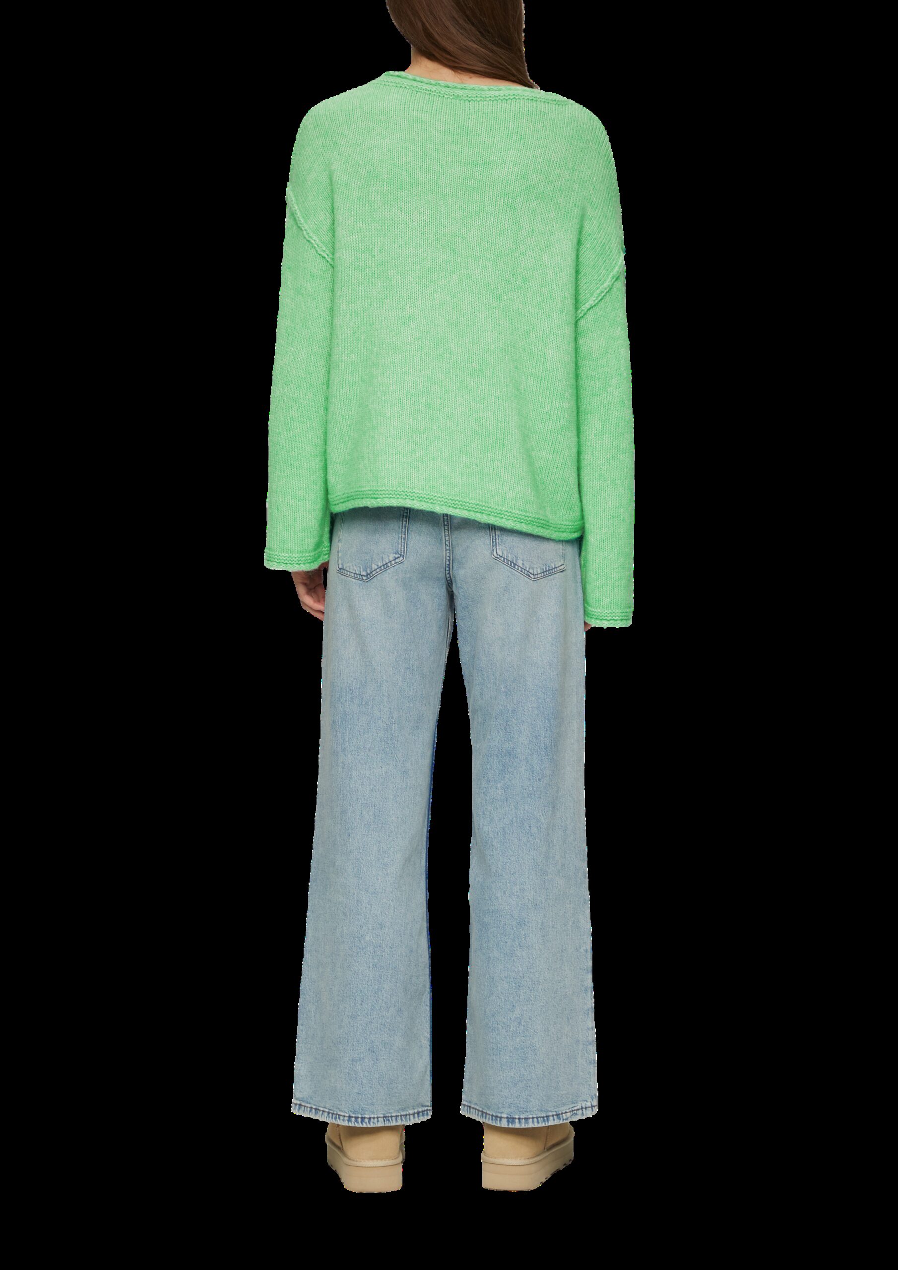 Strickpullover mit weiten Ärmeln im Relaxed Fit