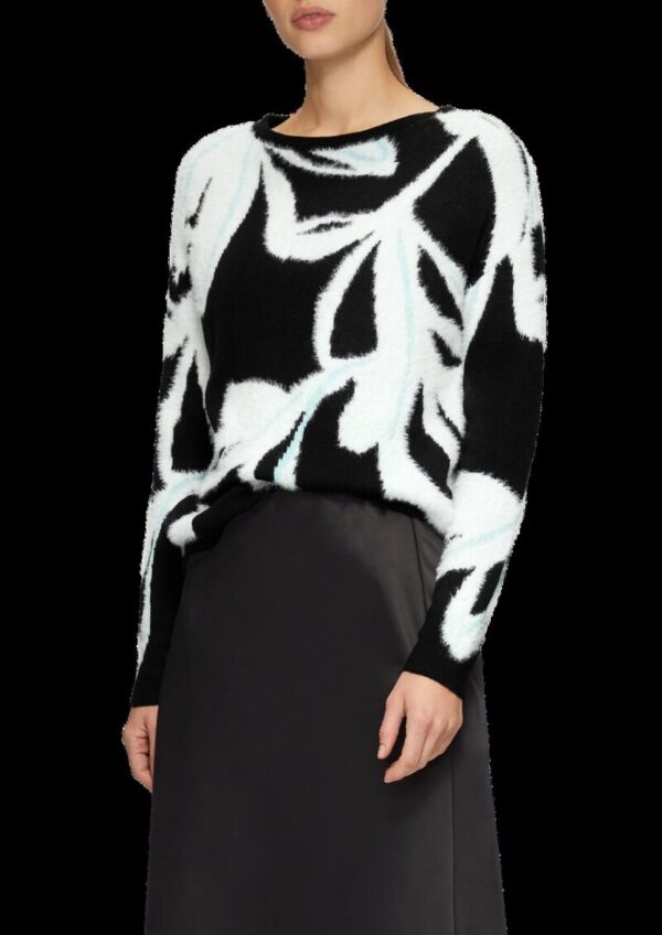 Strickpullover mit Intarsienmuster