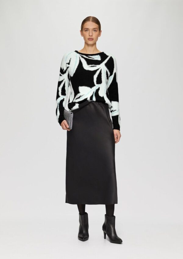 Strickpullover mit Intarsienmuster