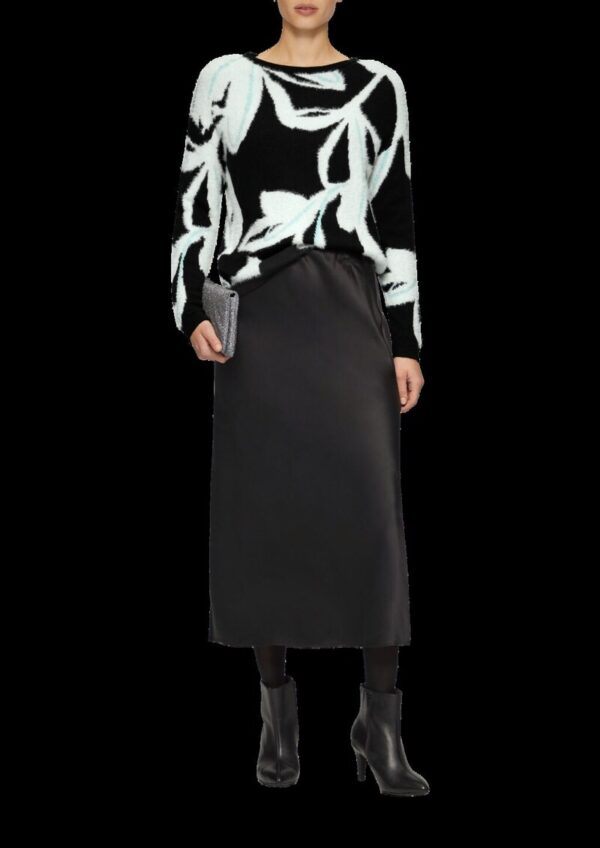 Strickpullover mit Intarsienmuster