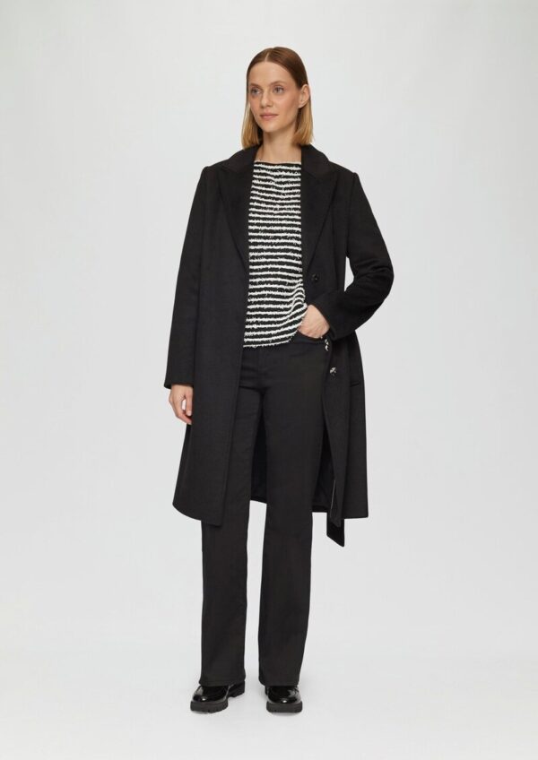 Sweatshirt mit Strukturstreifen