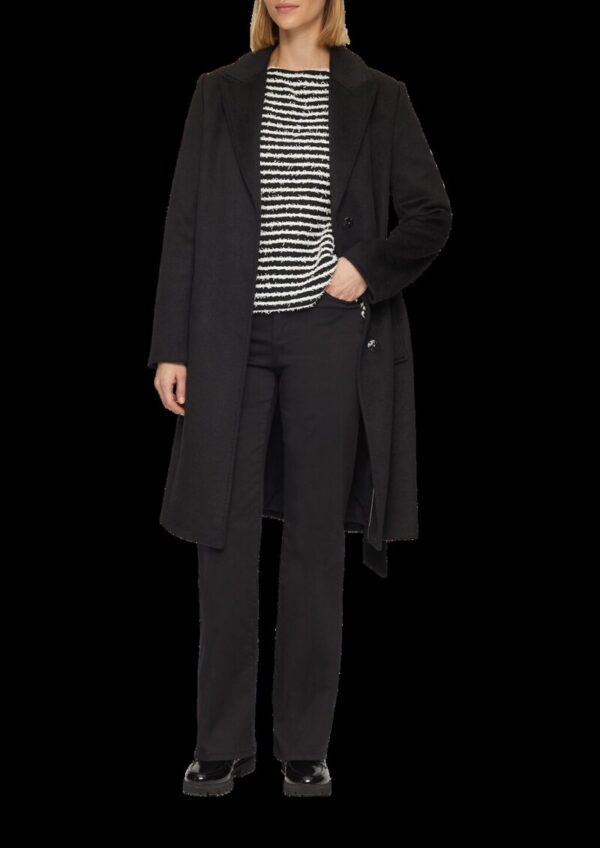 Sweatshirt mit Strukturstreifen