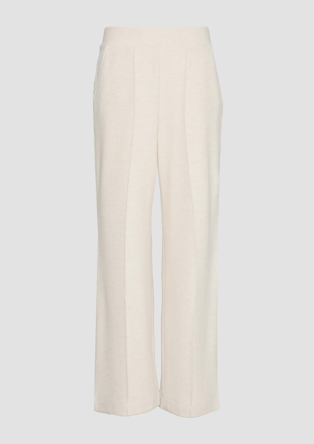 Weiche Wide Leg-Hose aus Baumwollmix