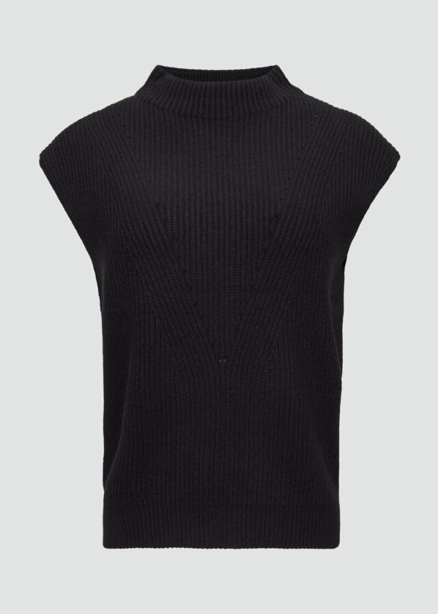 Oversized-Strickpullunder mit Ajour-Detail