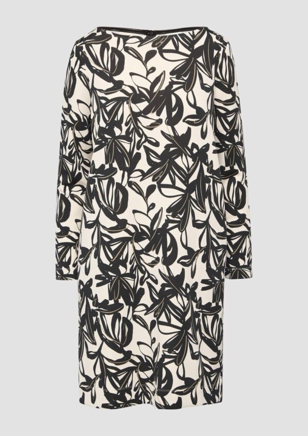 Scuba-Kleid mit Seitentaschen