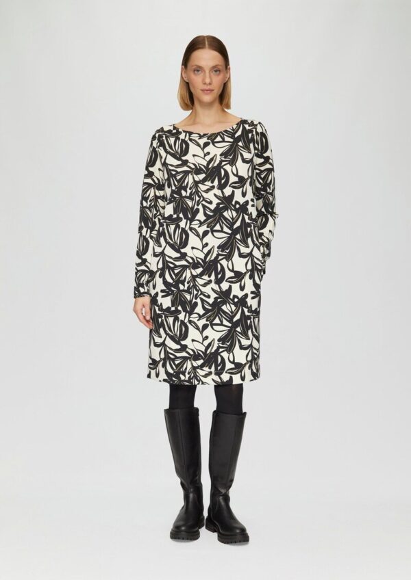 Scuba-Kleid mit Seitentaschen