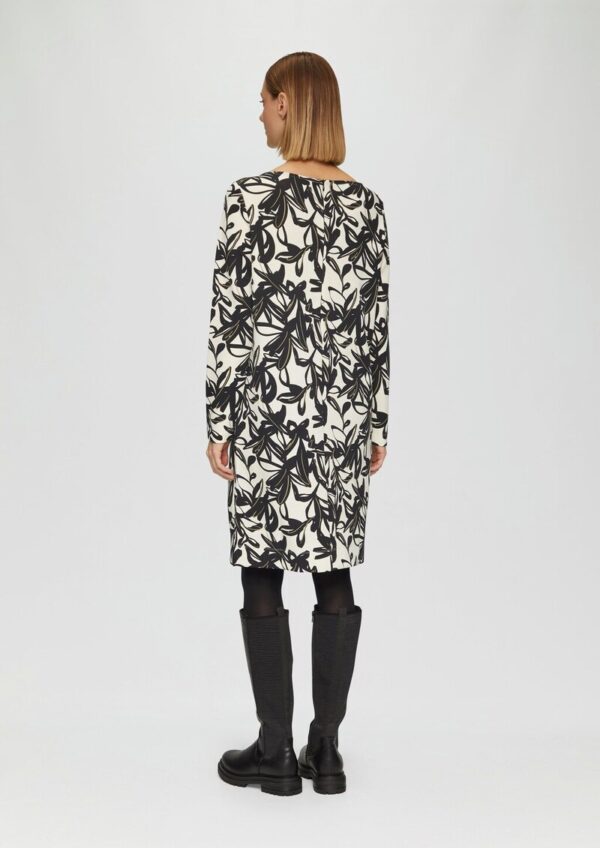 Scuba-Kleid mit Seitentaschen