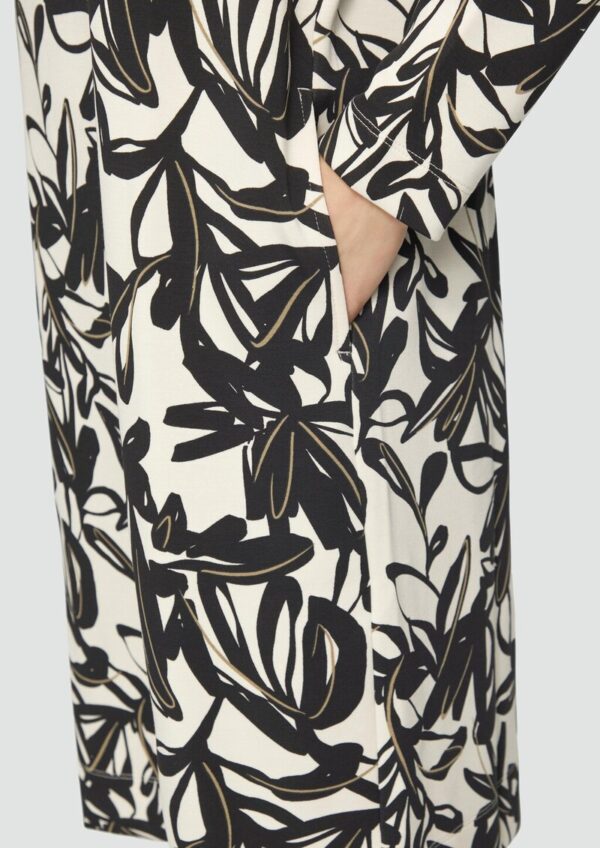 Scuba-Kleid mit Seitentaschen