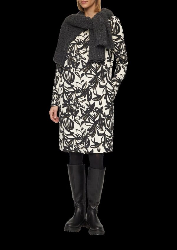 Scuba-Kleid mit Seitentaschen