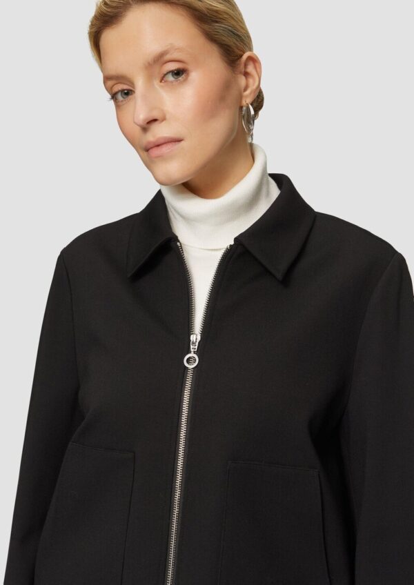 Viskosemix-Jacke mit Hemdkragen