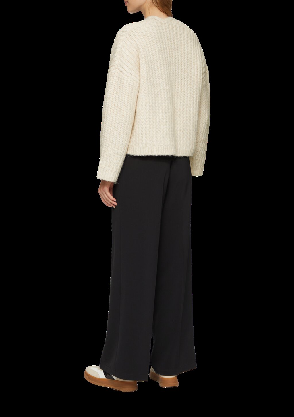 Strickjacke mit weiten Ärmeln im Relaxed Fit