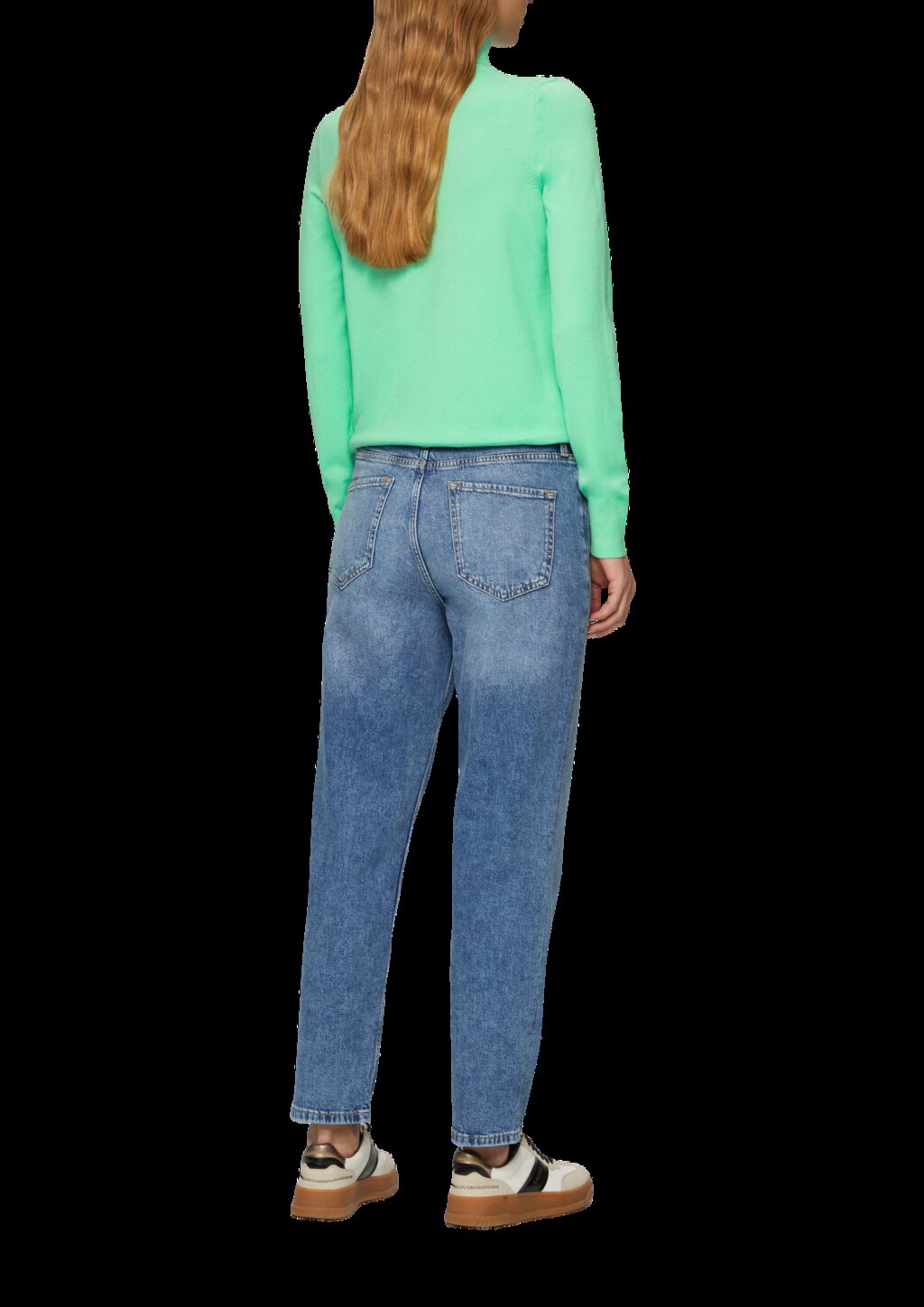 Feinstrickpullover mit Rollkragen