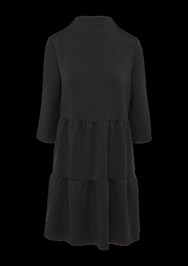 Scuba-Kleid mit Volants