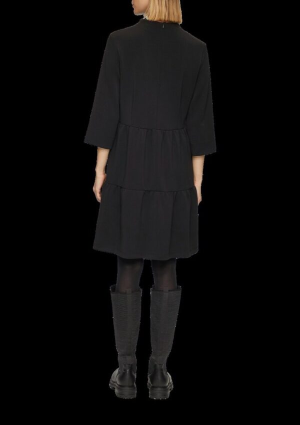 Scuba-Kleid mit Volants