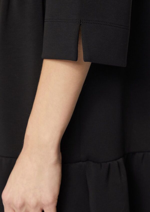 Scuba-Kleid mit Volants